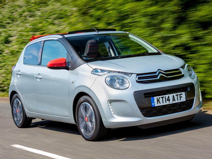  Citroen C1 Airscape 5-Door 2014 года  (UK) (фото 10 из 14)